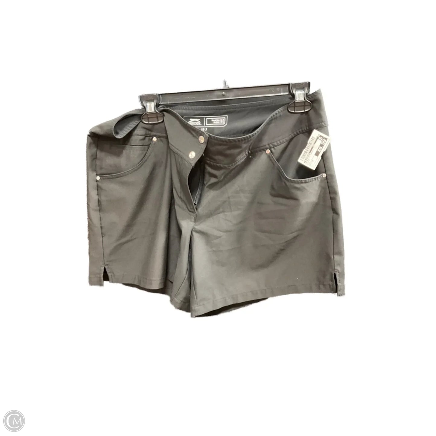 Athletic Shorts By Slazenger In Black, Size: 12