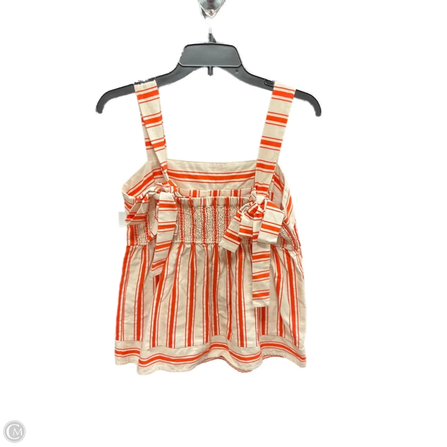Top Sleeveless By Cabi In Striped Pattern, Size: S