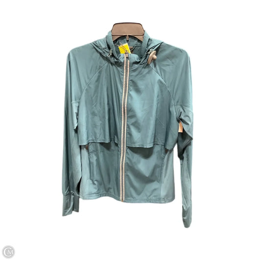 Athletic Jacket By All In Motion In Teal, Size: M