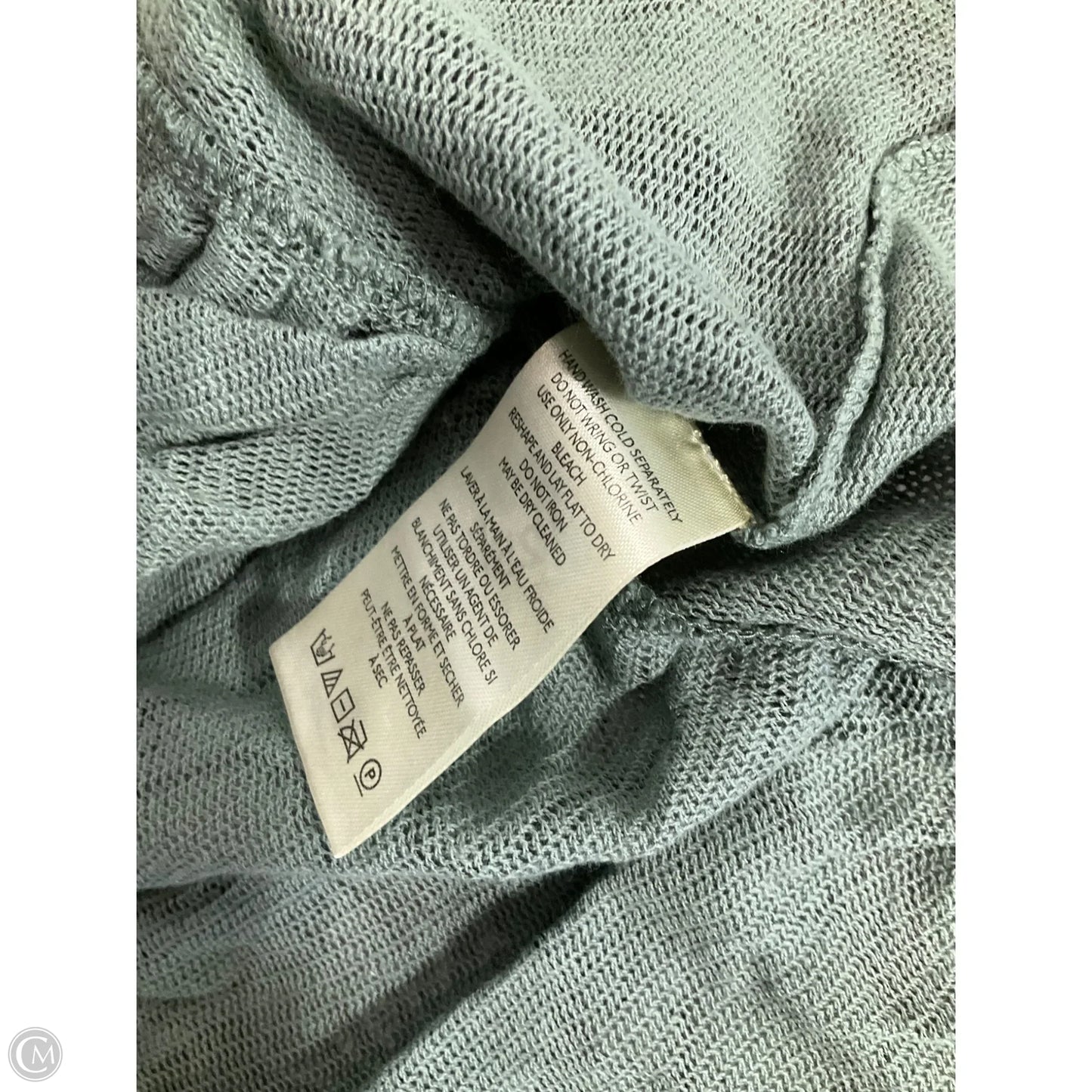 Top Long Sleeve By Free People In Black & Green, Size: L