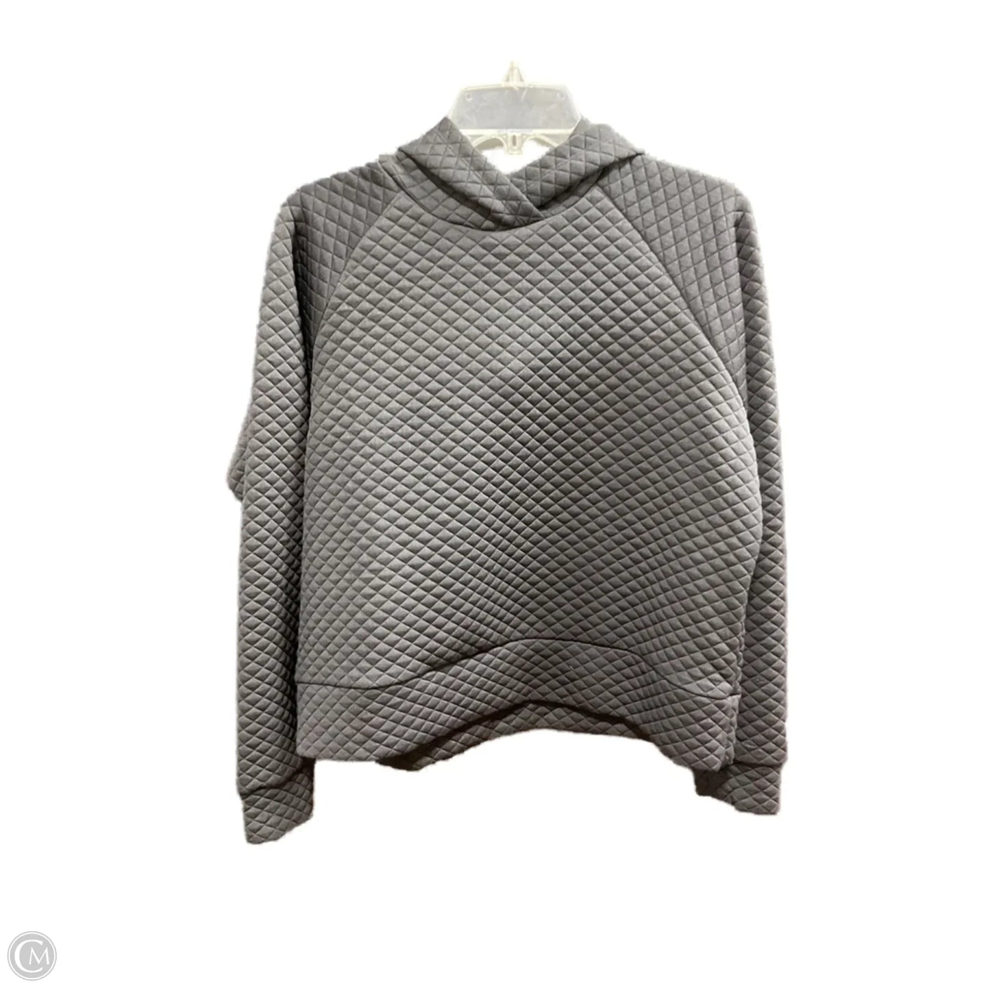 Athletic Sweatshirt Hoodie By New Balance In Black, Size: M