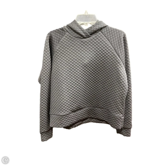 Athletic Sweatshirt Hoodie By New Balance In Black, Size: M