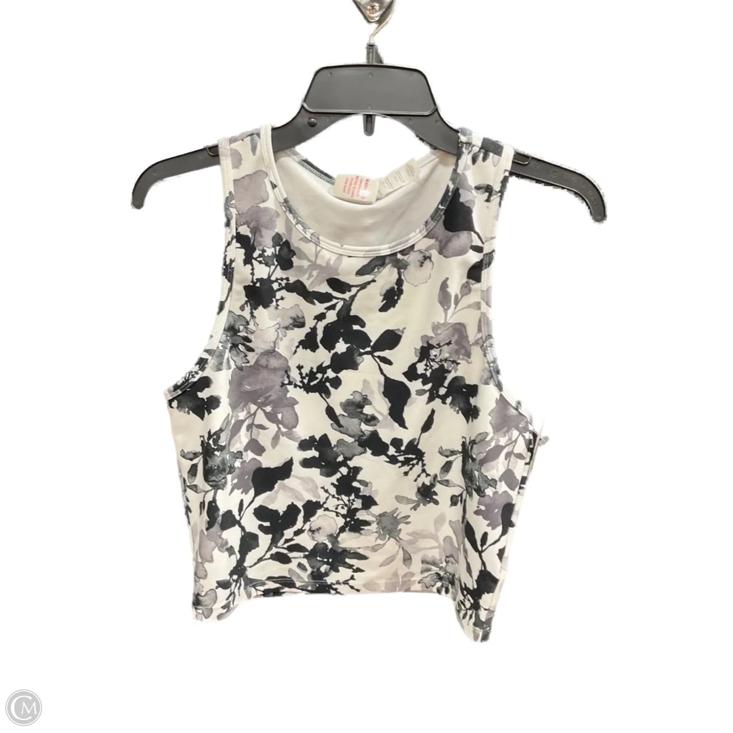 Athletic Tank Top By Balance Collection In Black & White, Size: L
