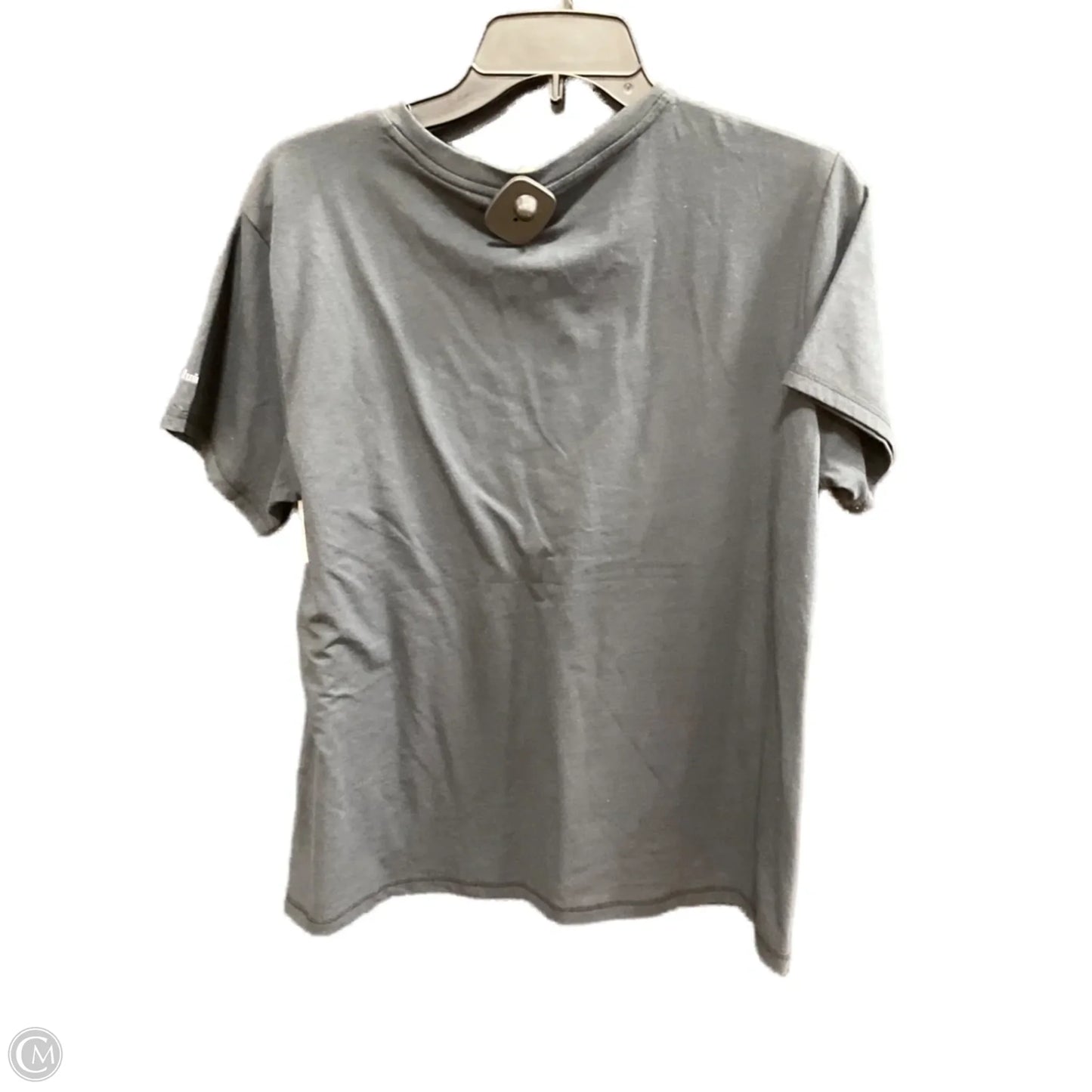 Athletic Top Short Sleeve By Columbia In Navy, Size: L