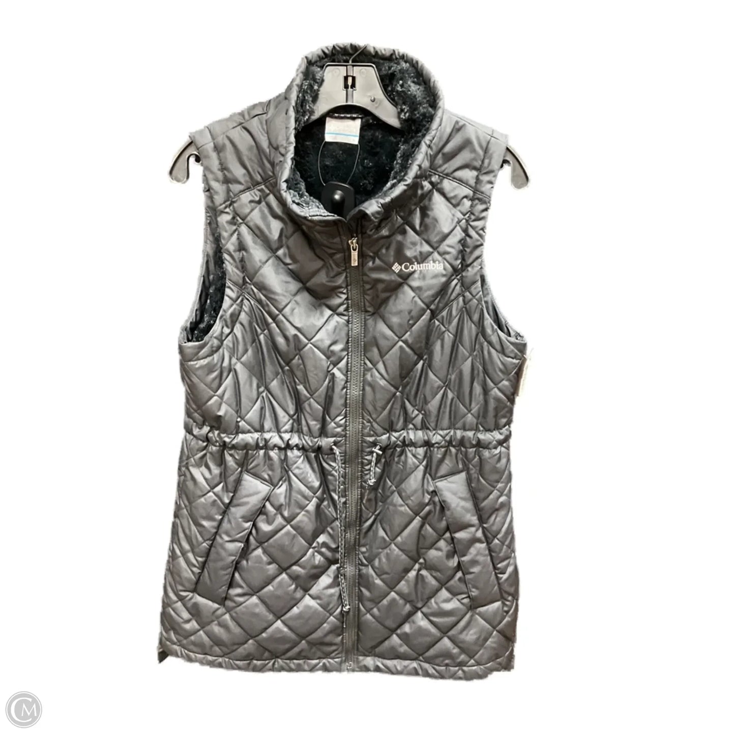 Vest Faux Fur & Sherpa By Columbia In Black, Size: M