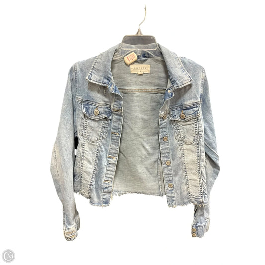 Jacket Denim By Eunina In Blue Denim, Size: S