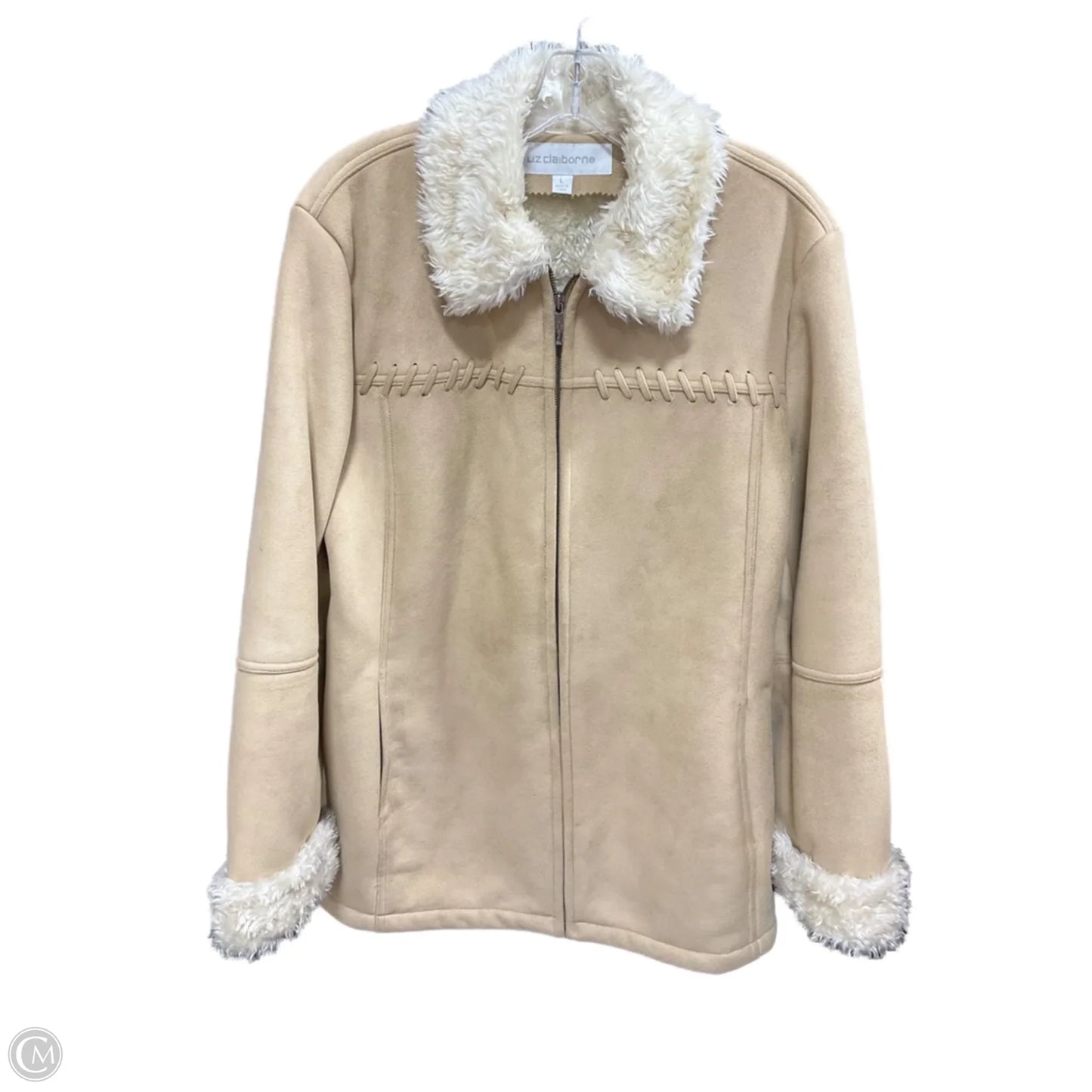 Coat Other By Liz Claiborne In Tan, Size: L