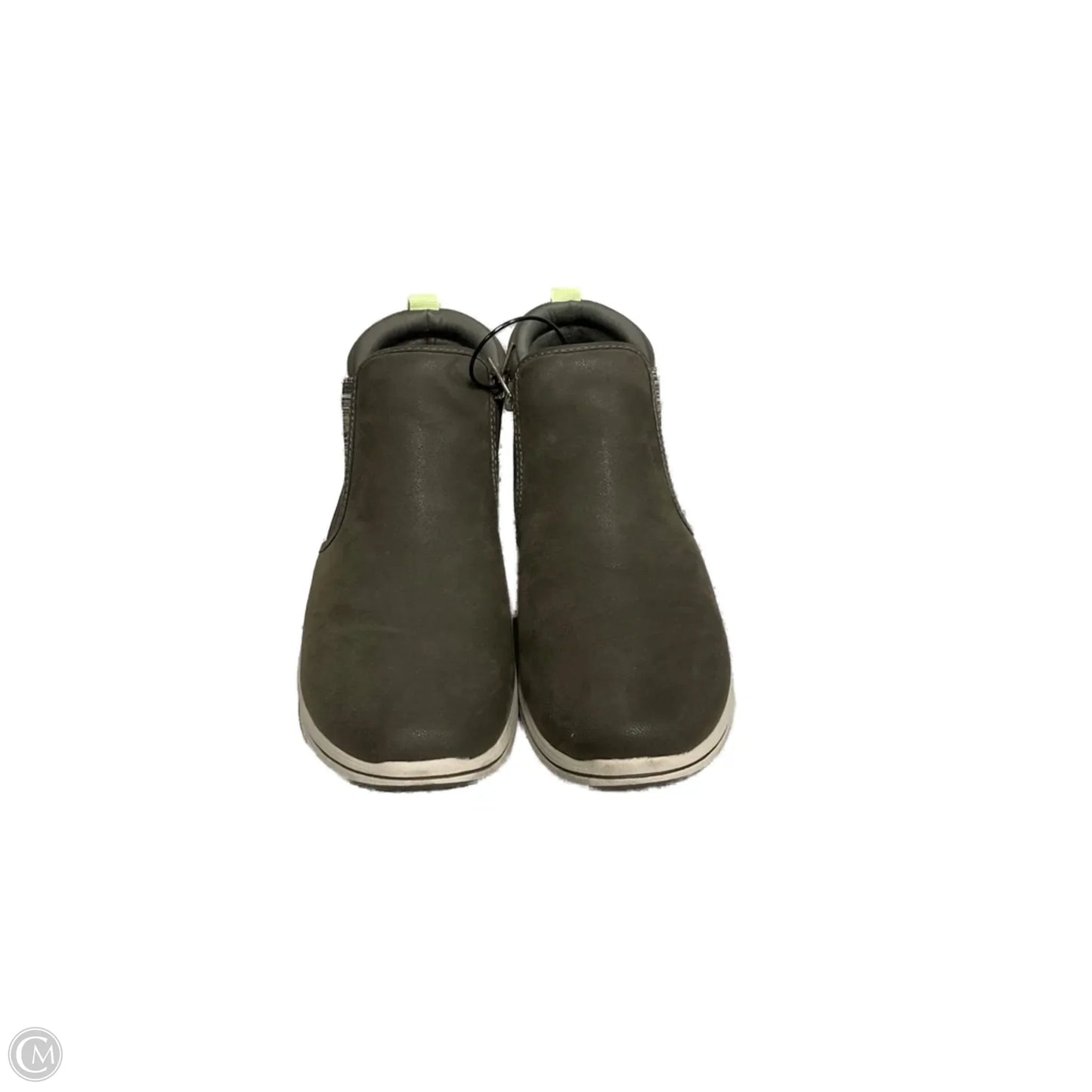 Shoes Flats By Clarks In Green, Size: 8