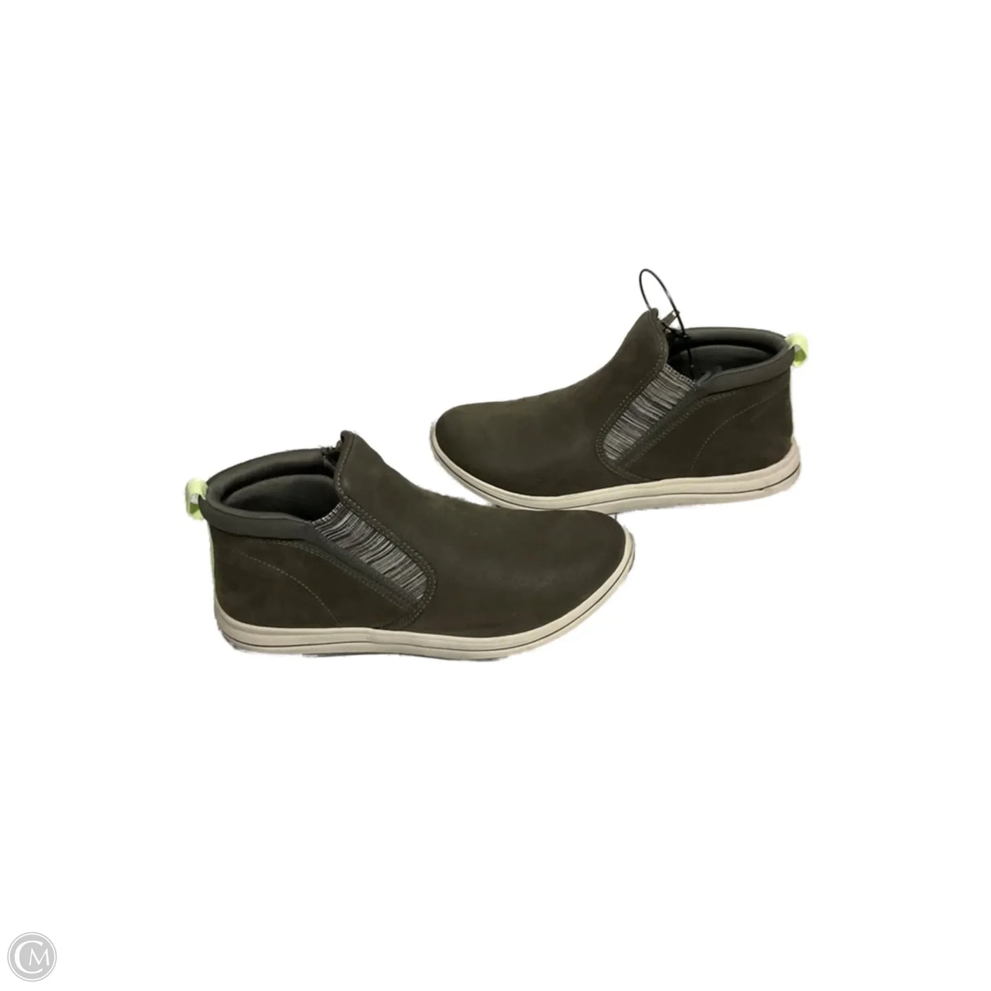 Shoes Flats By Clarks In Green, Size: 8