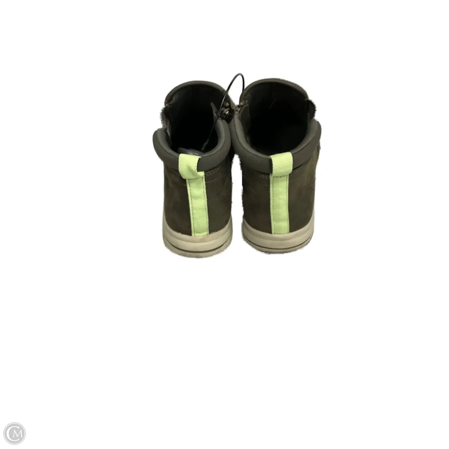 Shoes Flats By Clarks In Green, Size: 8