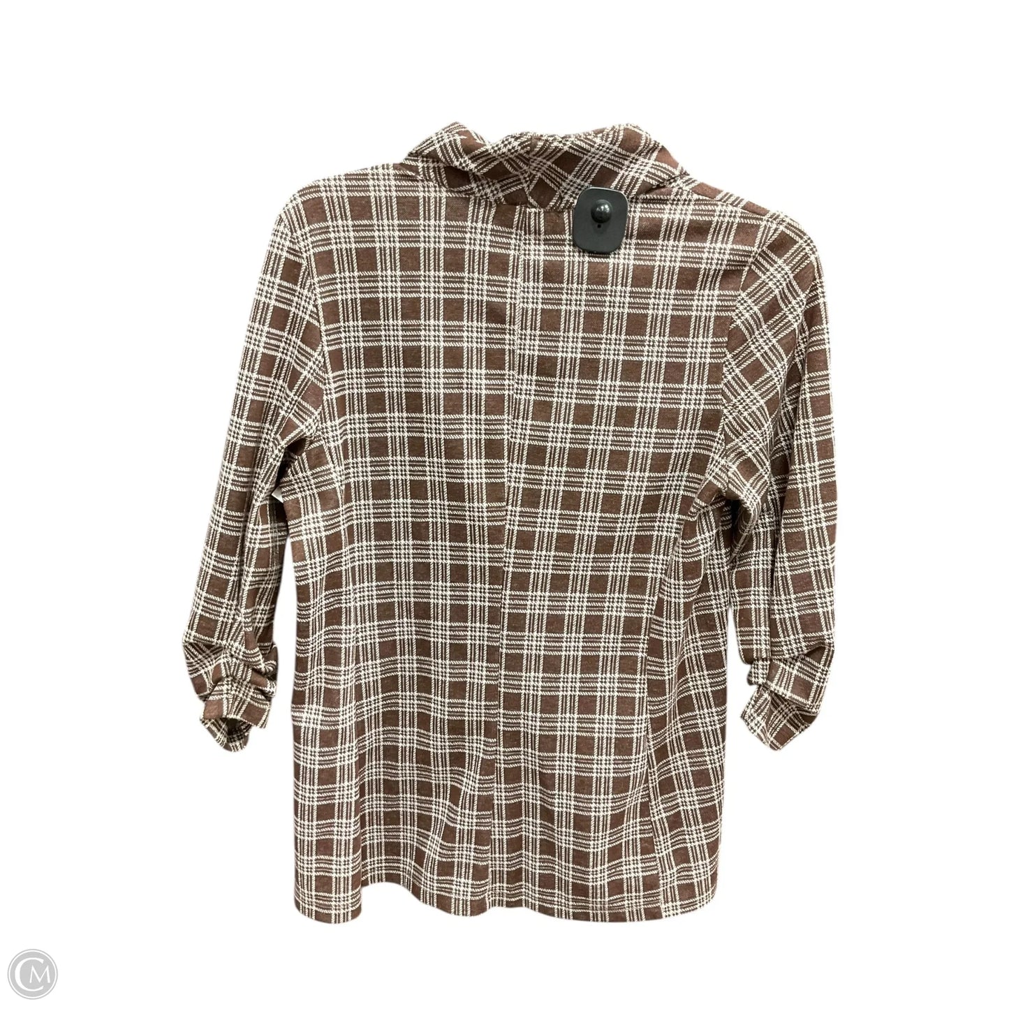 Blazer By Altard State In Brown & White, Size: S