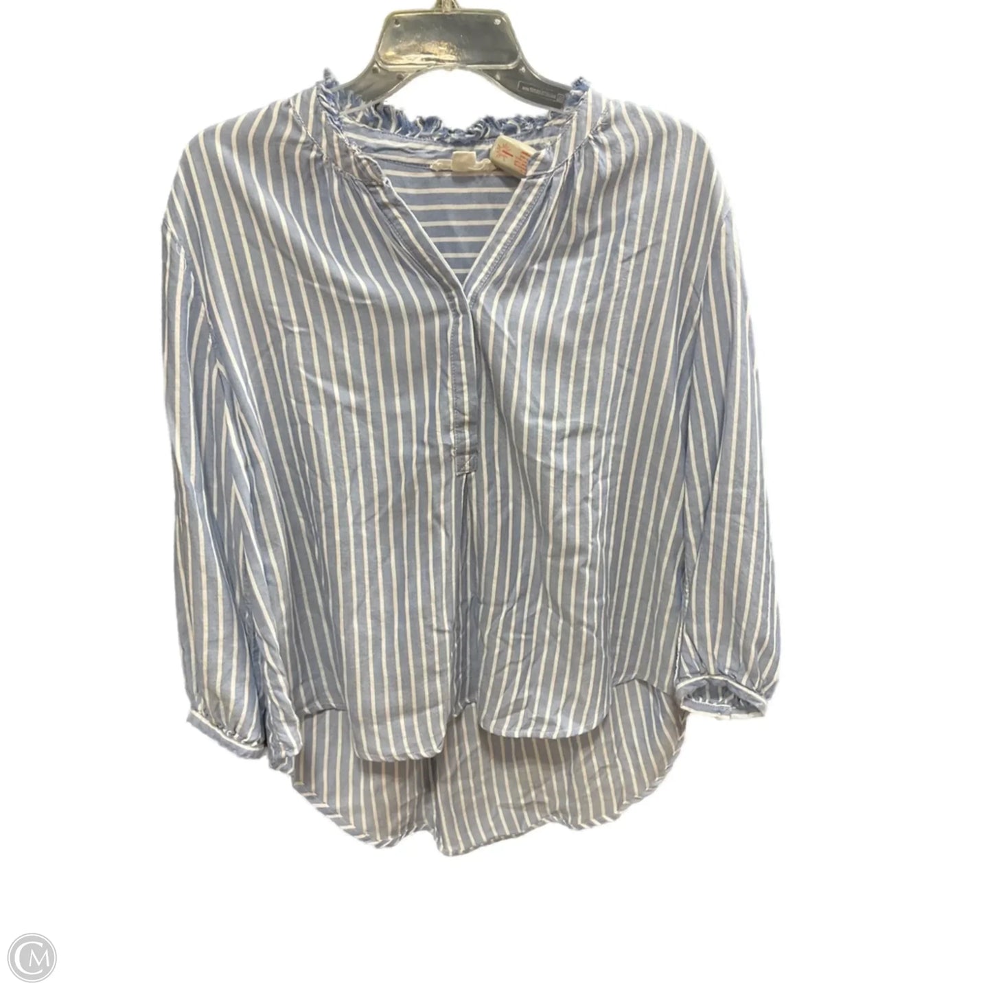 Top 3/4 Sleeve By Beachlunchlounge In Striped Pattern, Size: S