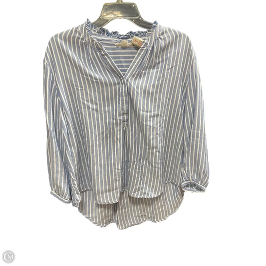 Top 3/4 Sleeve By Beachlunchlounge In Striped Pattern, Size: S