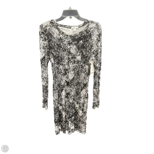Dress Casual Midi By Bar Iii In Black & White, Size: M
