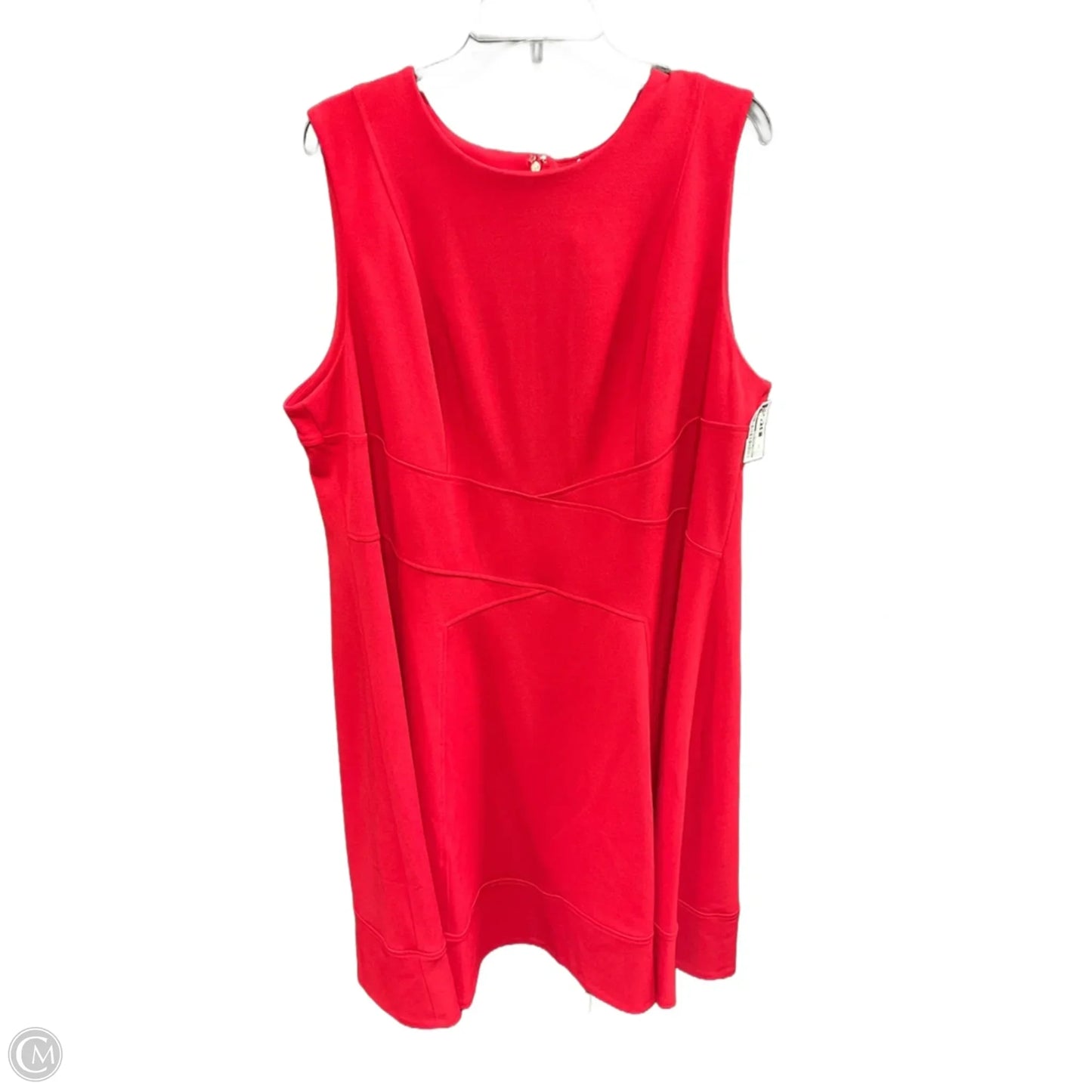 Dress Casual Midi By Tommy Hilfiger In Red, Size: 1x