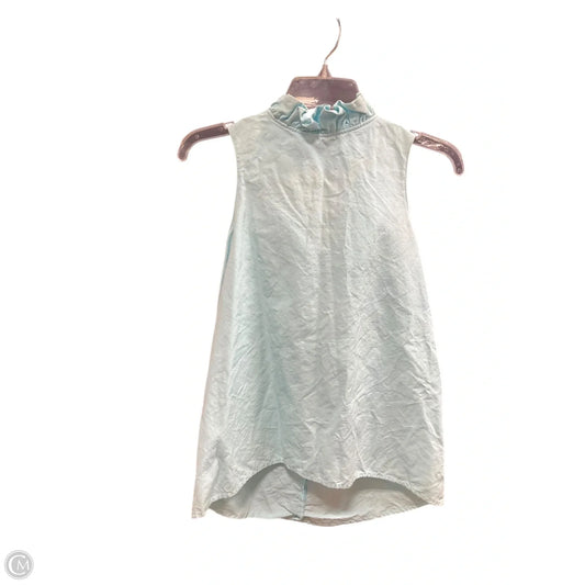 Top Sleeveless By Tyler Boe In Aqua, Size: Xs
