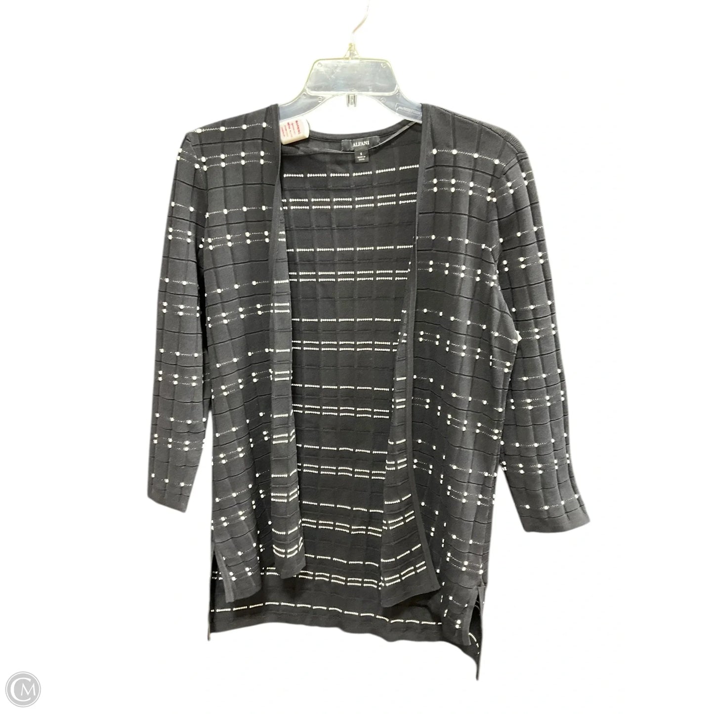 Cardigan By Alfani In Black & White, Size: S
