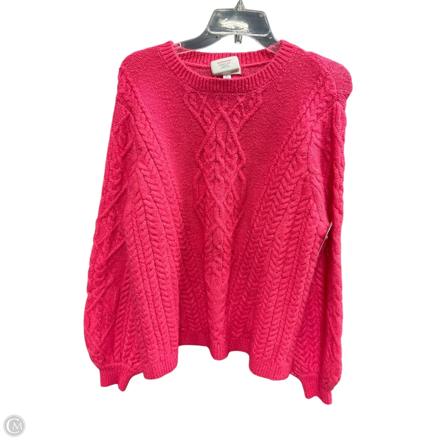 Sweater By Ophelia Roe In Pink, Size: 1x