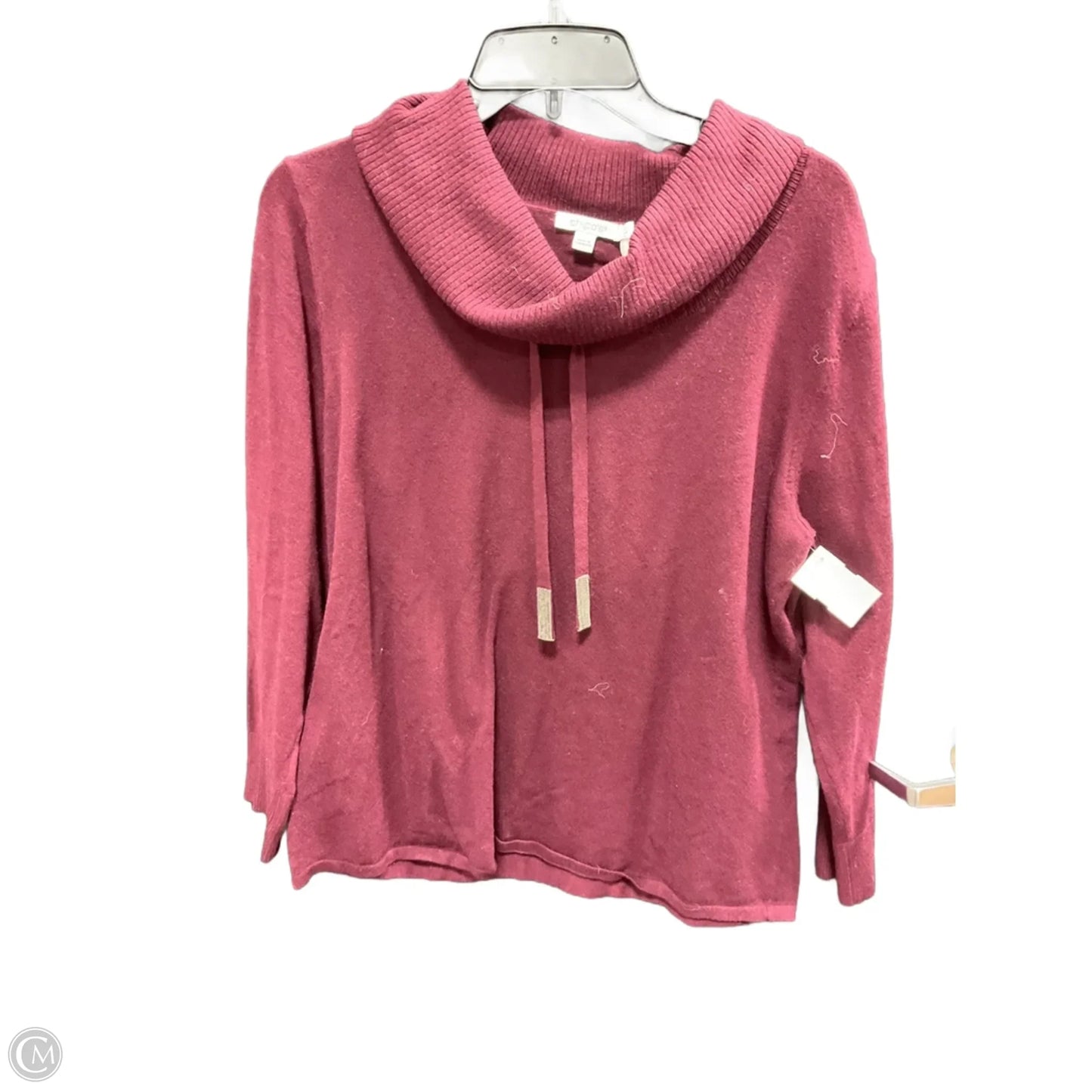 Top Long Sleeve By Chicos In Red, Size: L