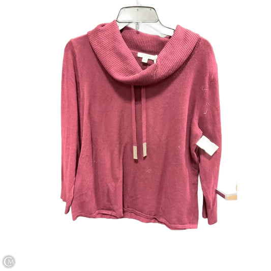 Top Long Sleeve By Chicos In Red, Size: L