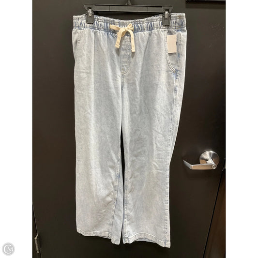 Jeans Wide Leg By Gap In Blue Denim, Size: S