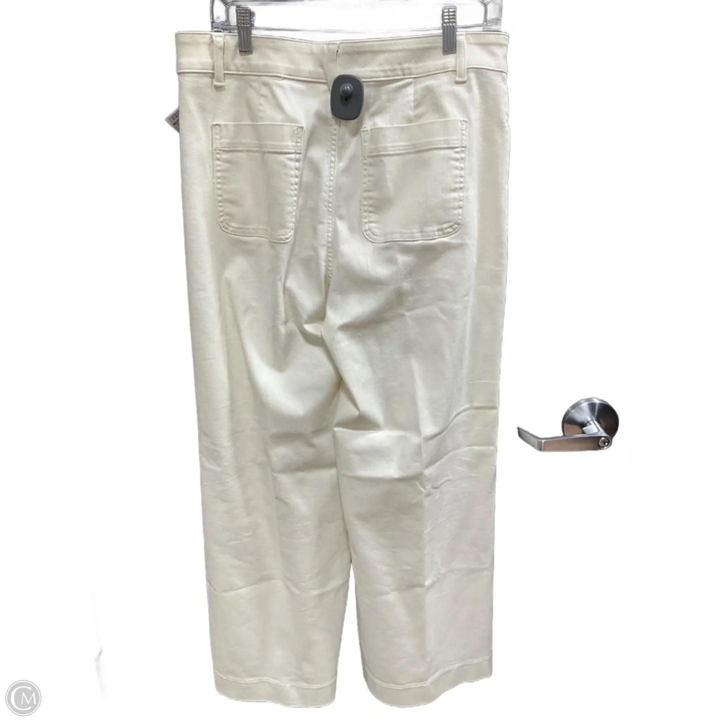 Jeans Wide Leg By Talbots In Cream, Size: 10