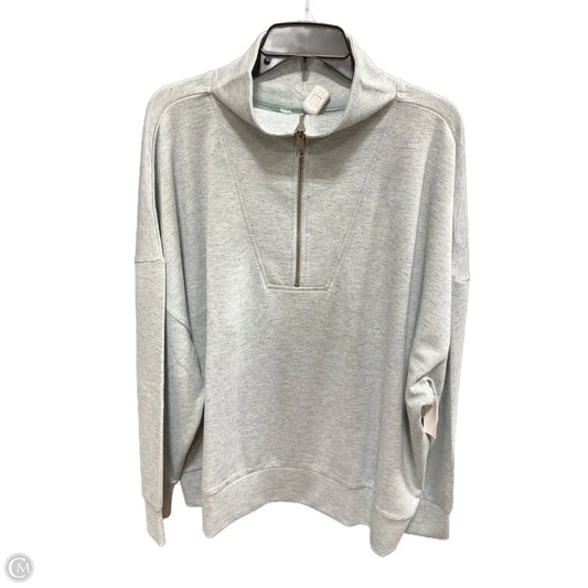 Sweatshirt Collar By Natural Reflections In Aqua, Size: Xxl