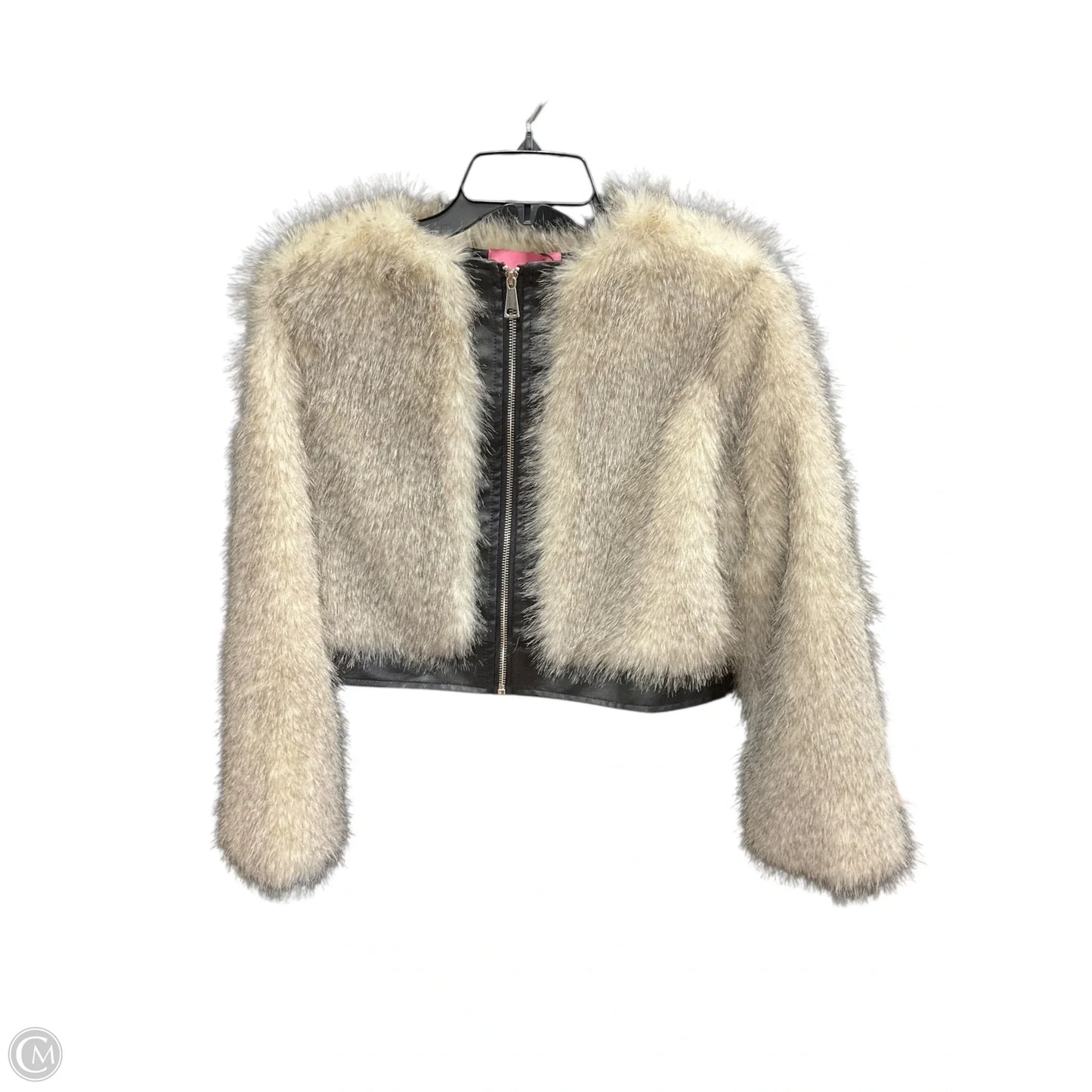 Jacket Faux Fur & Sherpa By Azalea Wang In Beige, Size: M