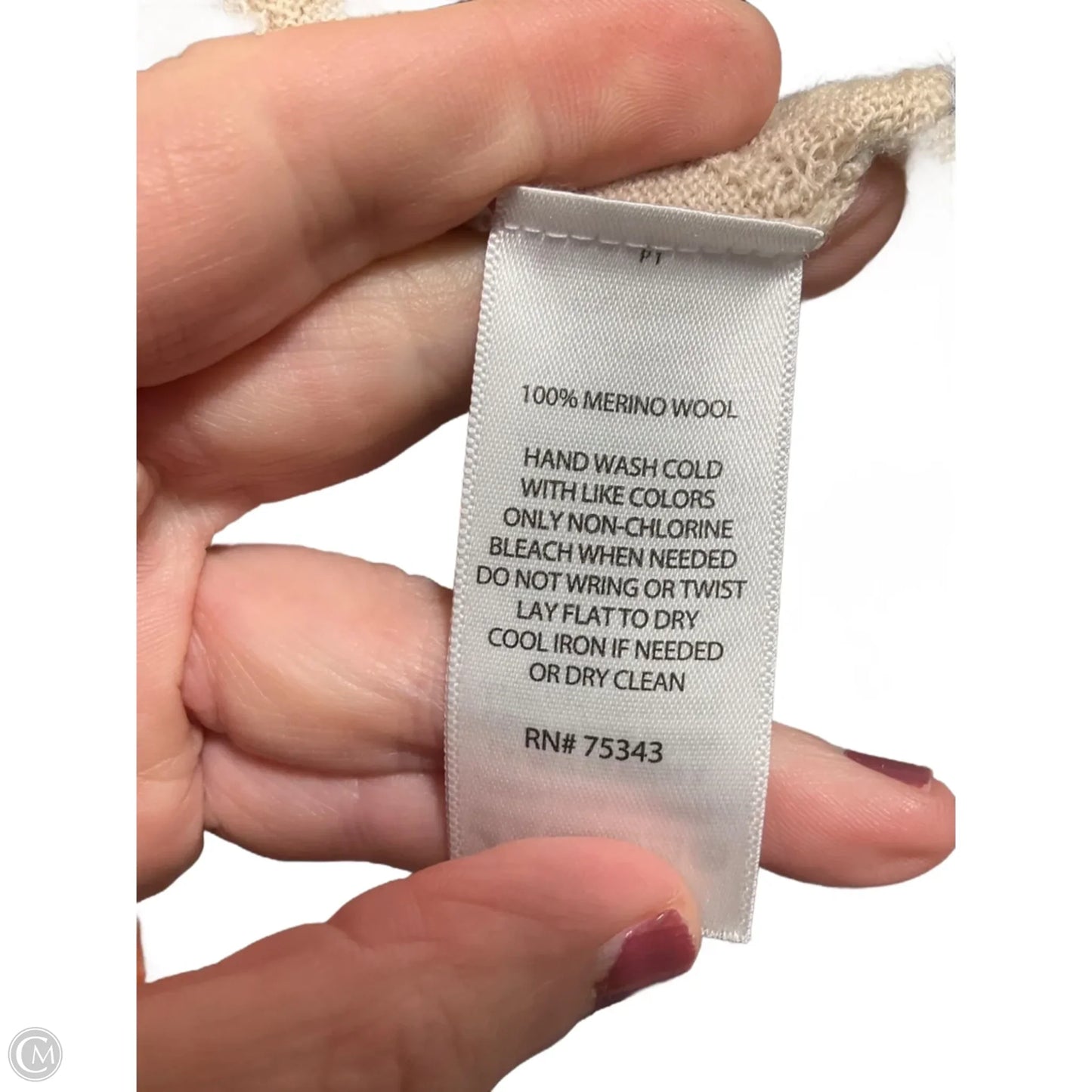 Cardigan By T Tahari In Beige, Size: M