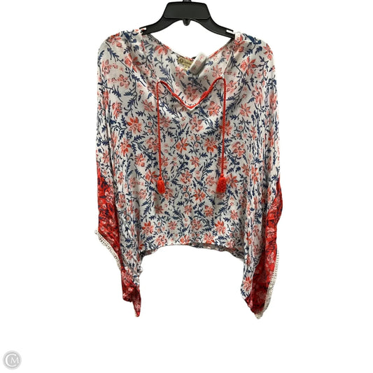 Top Short Sleeve By Democracy In Animal Print, Size: M