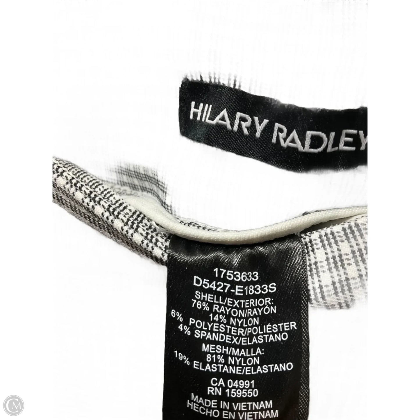 Pants Dress By Hilary Radley In Black & White, Size: S