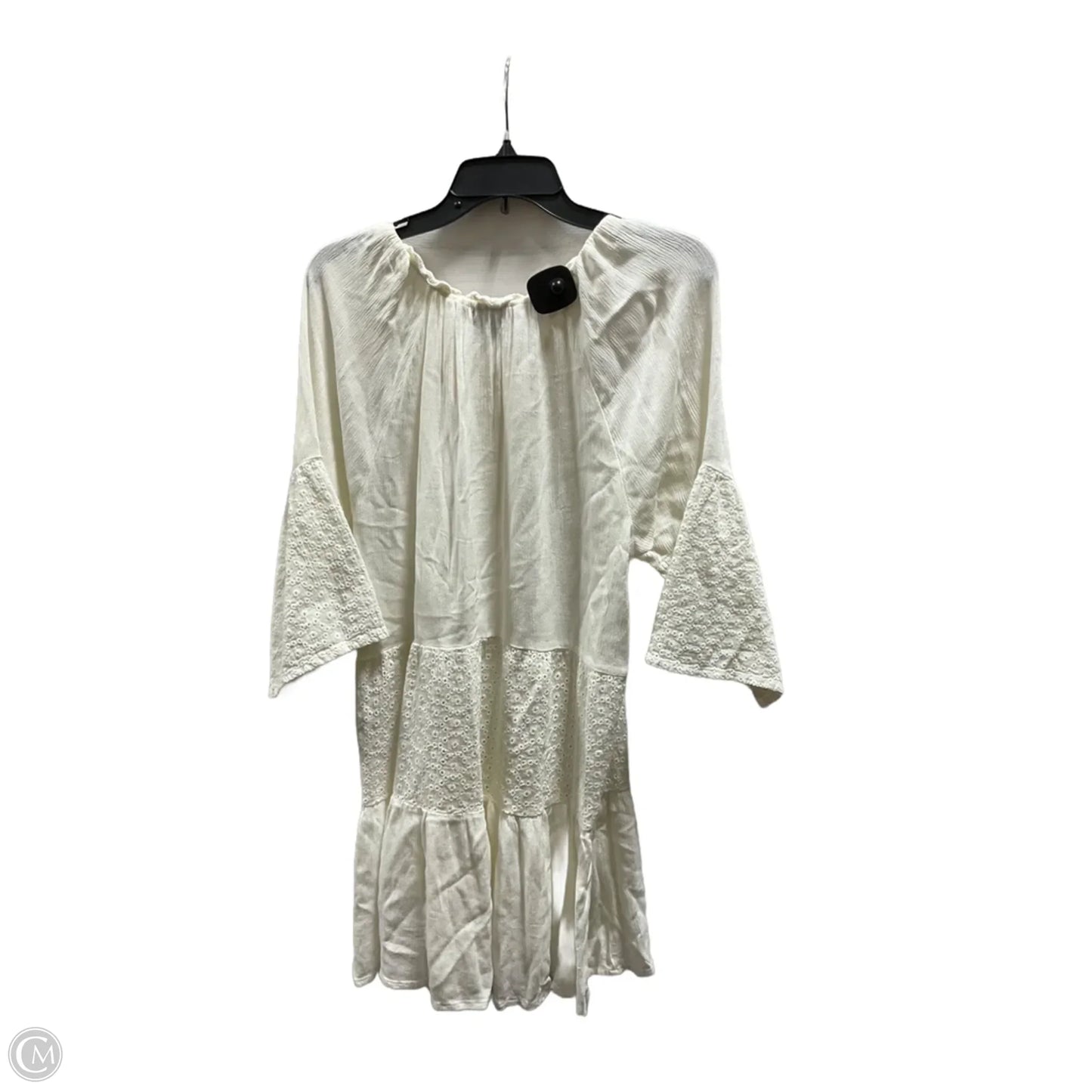 Tunic Short Sleeve By Sperry In Cream, Size: L