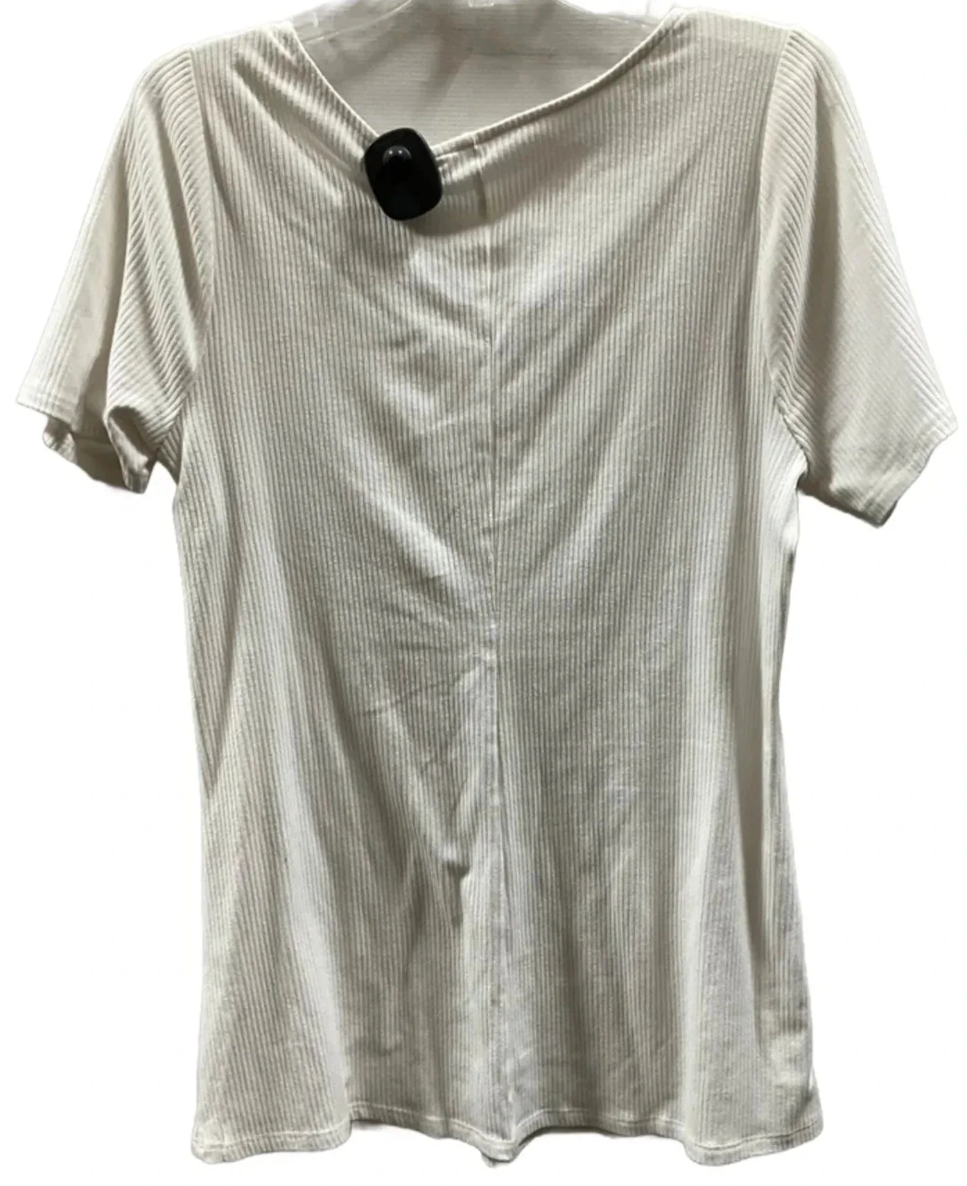Top Short Sleeve Basic By Lane Bryant In White, Size: Xl