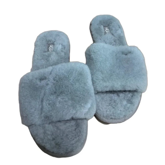 Slippers Designer By Ugg In Grey Size 9