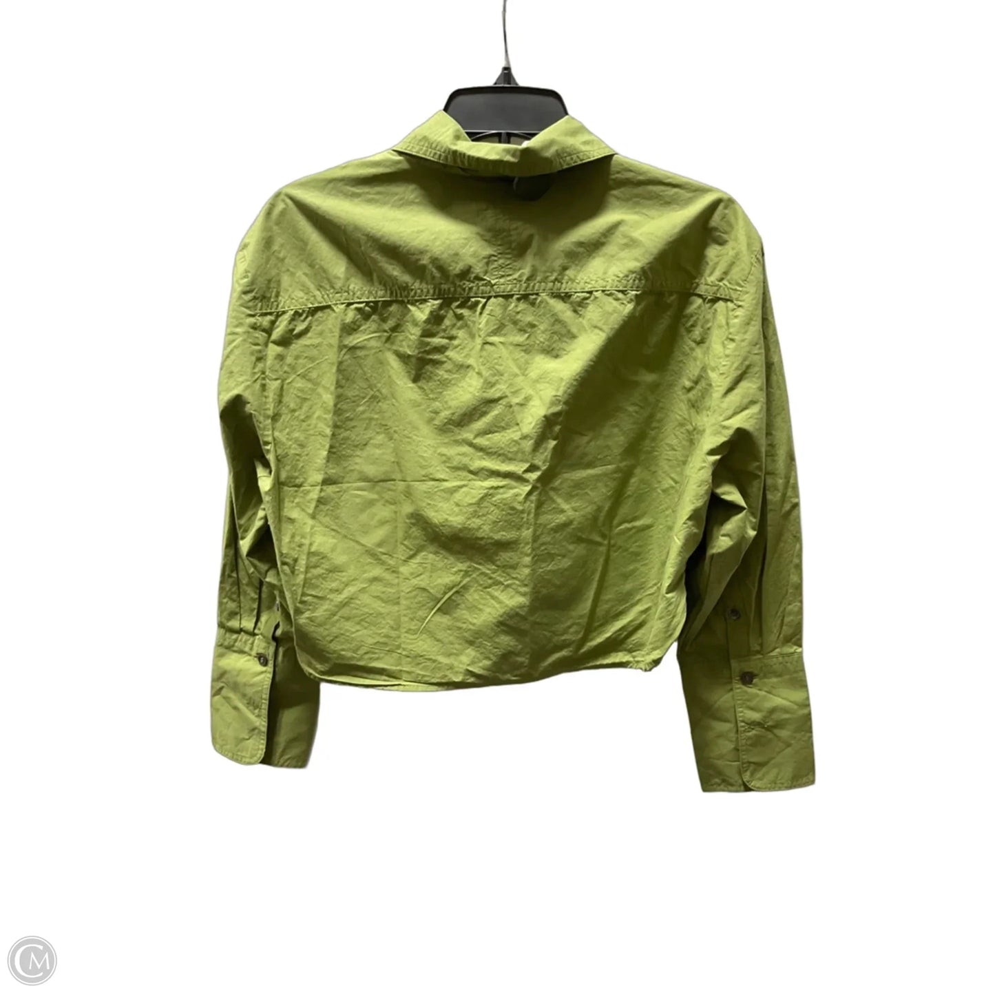 Blouse 3/4 Sleeve By Banana Republic In Green, Size: Sp