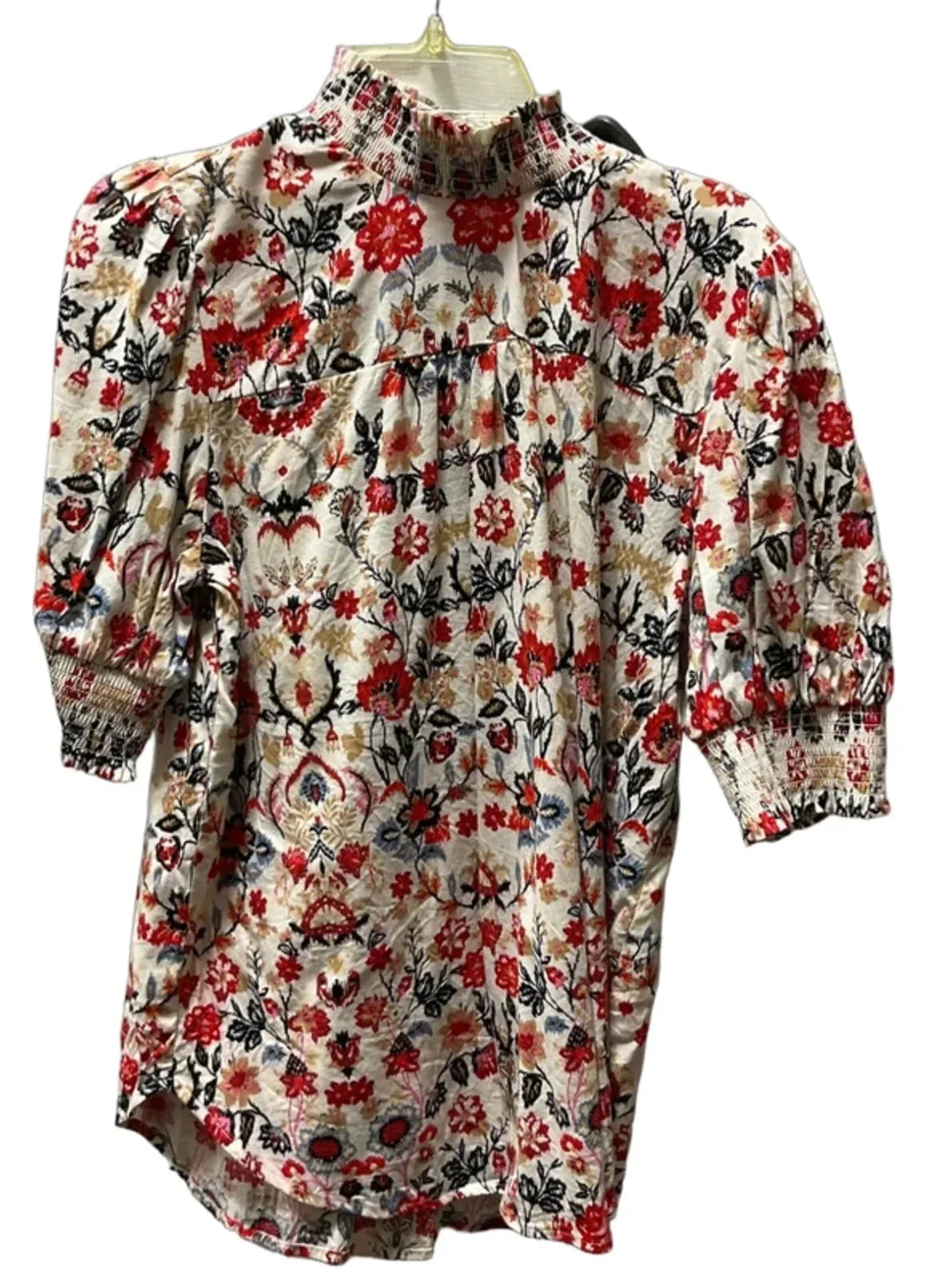 Top Short Sleeve By Loft In Floral Print, Size: S