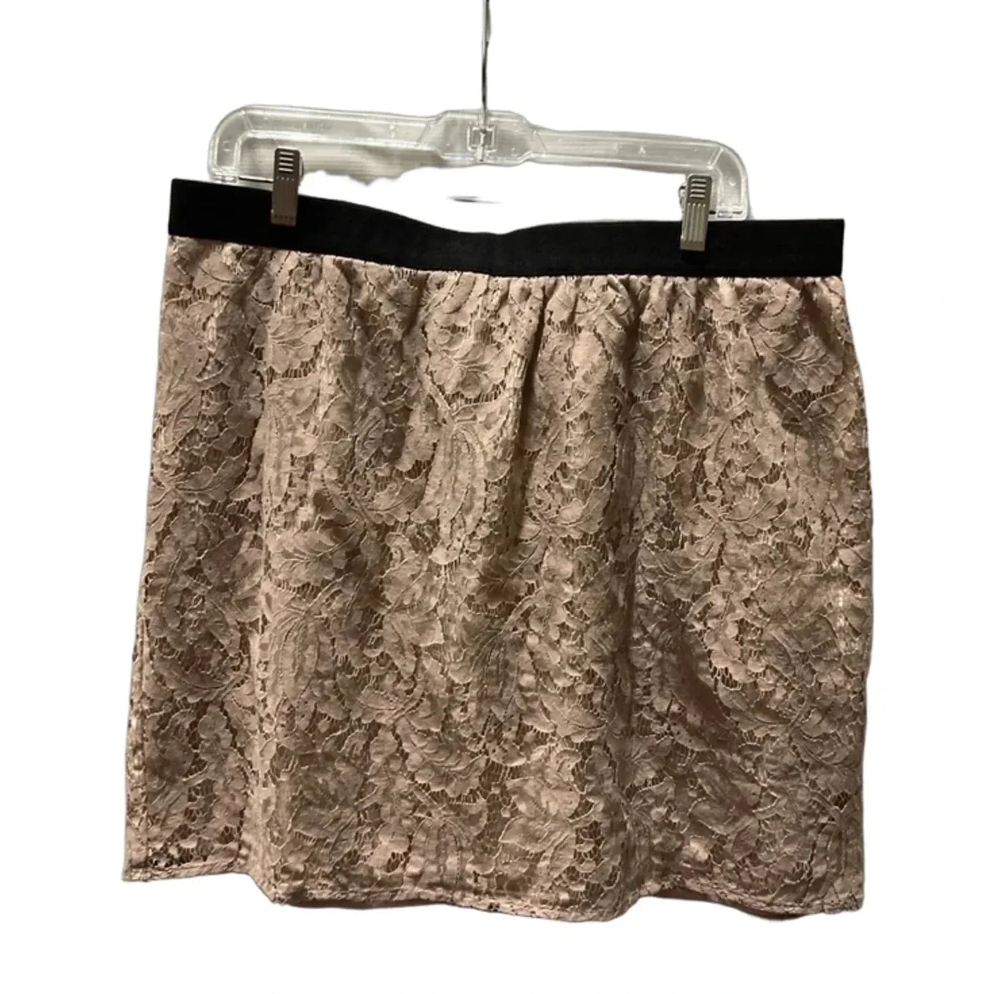 Skirt Midi By Loft In Rose Gold, Size: Xl
