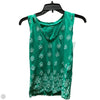 Top Sleeveless Basic By Loft In Green, Size: Xs