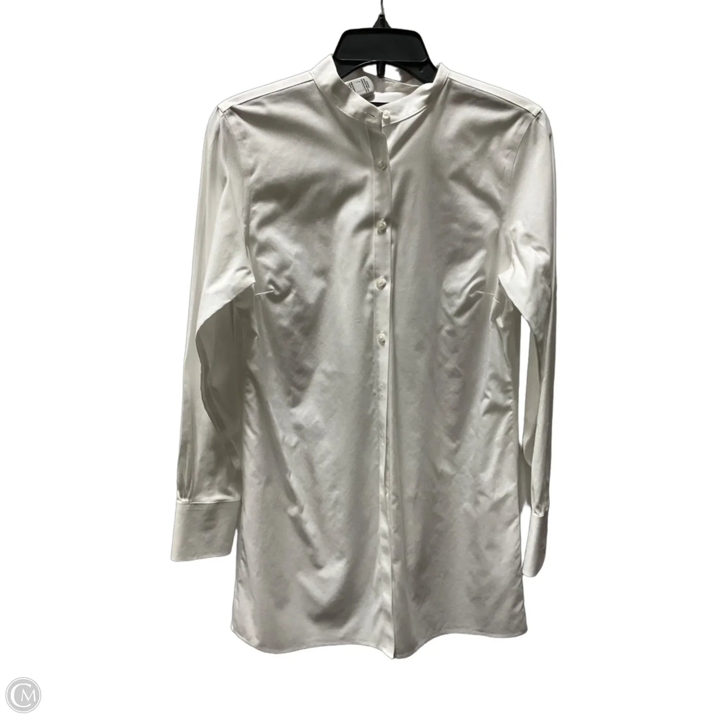 Blouse Long Sleeve By Brooks Brothers In White, Size: 6