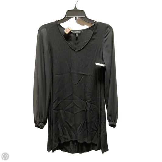 Dress Casual Midi By Express In Black, Size: Xs
