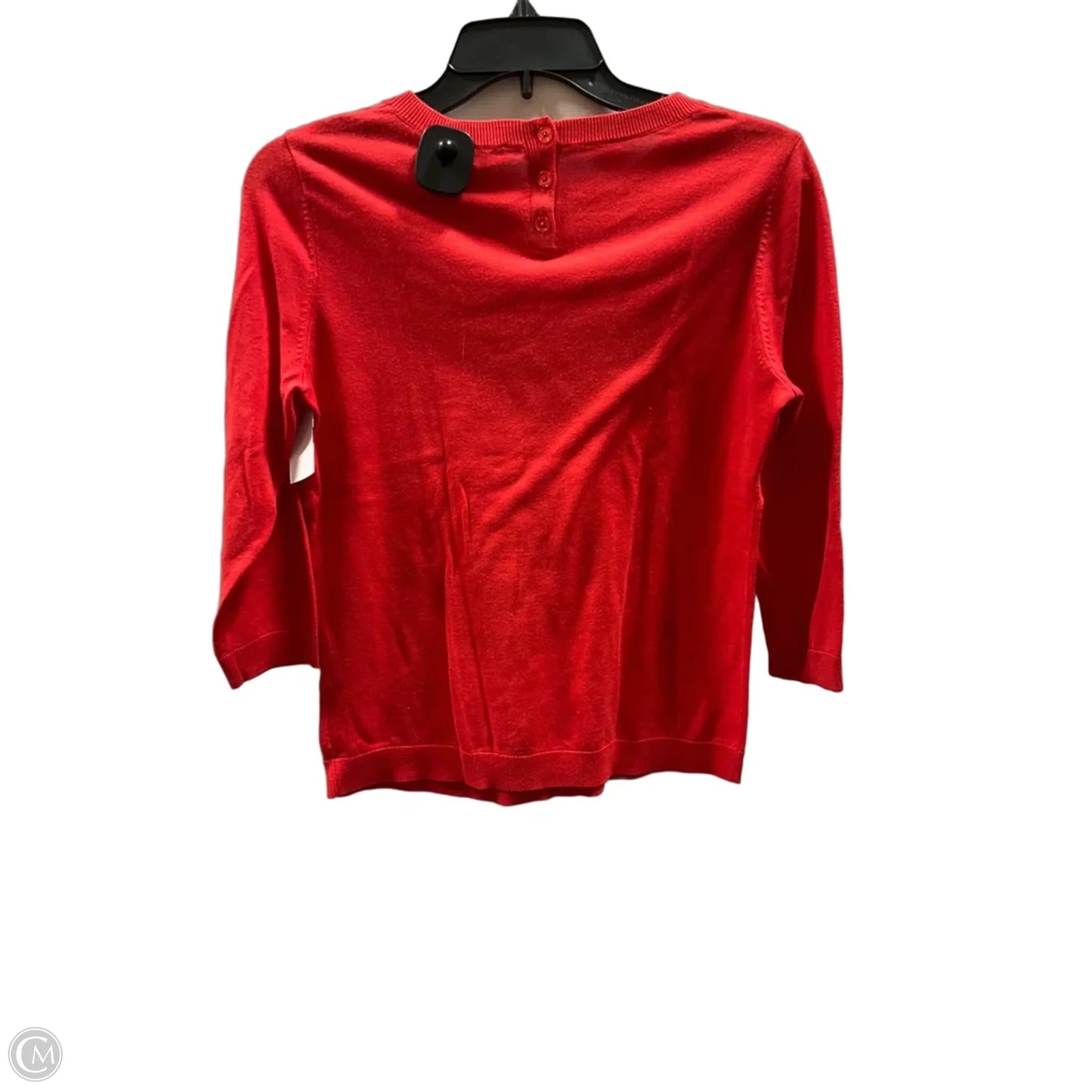 Top Long Sleeve By Talbots In Red, Size: Sp