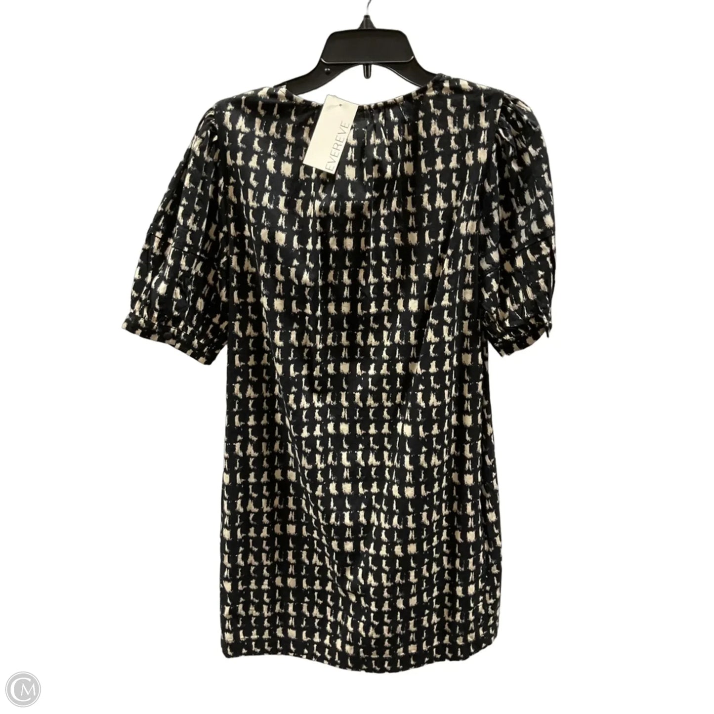 Dress Casual Midi By Everlane In Black & Cream, Size: Xs