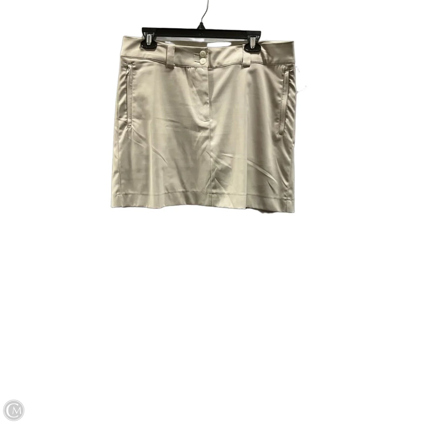 Athletic Skort By Nike In Tan, Size: 10