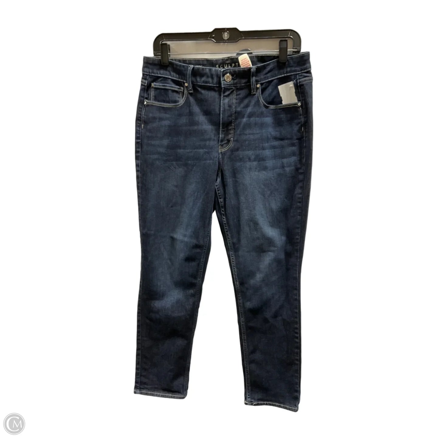 Jeans Straight By White House Black Market In Blue Denim, Size: 10p