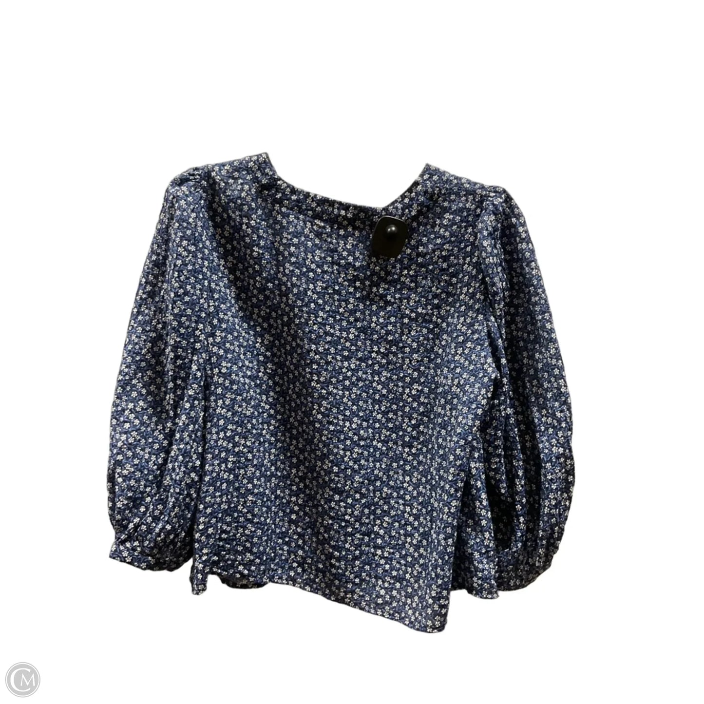 Top Short Sleeve By Loft In Floral Print, Size: S