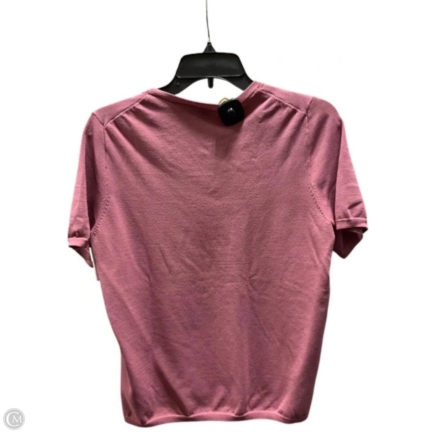 Top Short Sleeve By Ann Taylor In Pink, Size: Xl