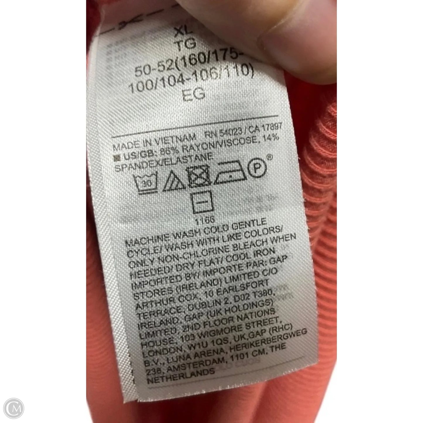 Dress Casual Maxi By Banana Republic In Orange, Size: Xl