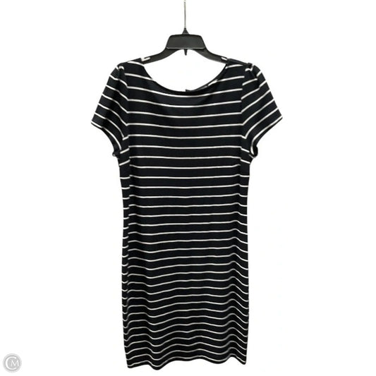 Dress Casual Midi By Ann Taylor In Striped Pattern, Size: Xl
