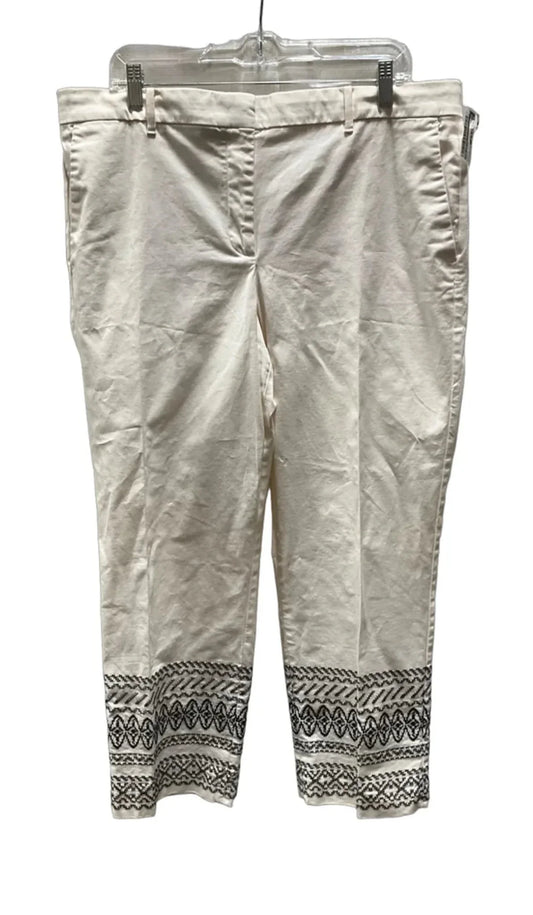 Pants Other By Ann Taylor In White, Size: 14