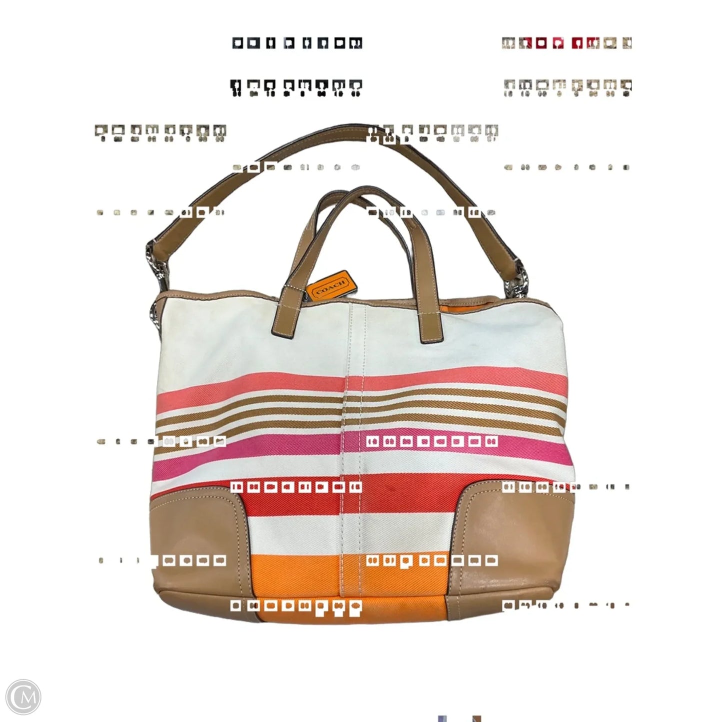 Handbag Designer By Coach, Size: Medium